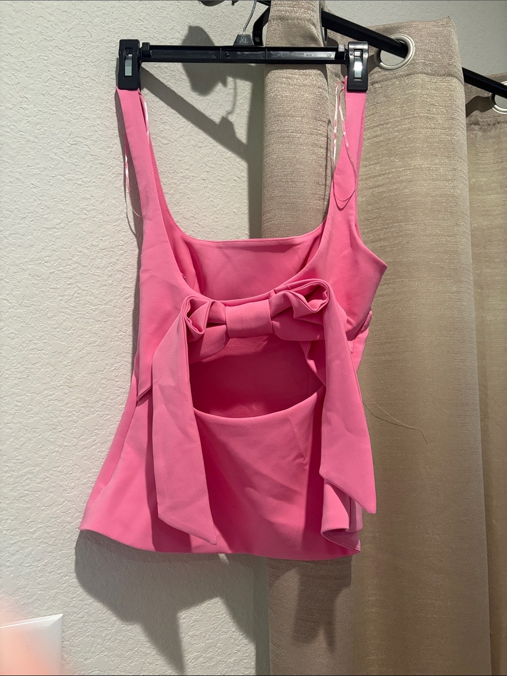 Zara Pink Women’s Sleeveless Square-Neck Top